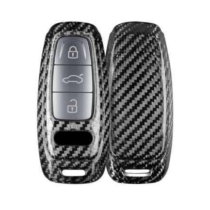 T-carbon Key Fob Cover Fits Audi A7 Q7 RS7 SQ7 2019-2025