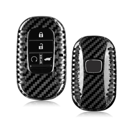 T-carbon Key Fob Cover Fits for Accord Civic HR-V CR-V Pilot Sport SI EX EX-L