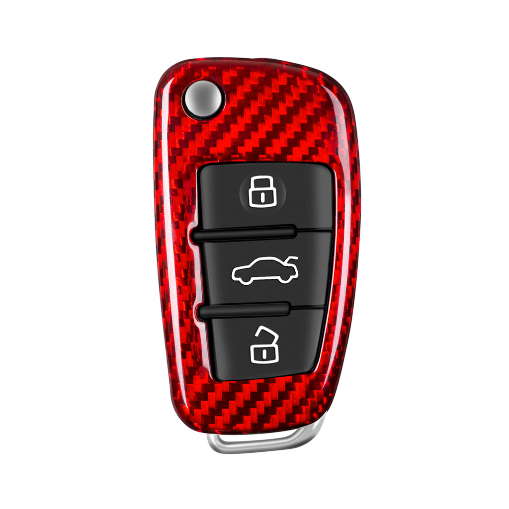 Key Fob Cover for Audi R8 2012, A3, Q3, S3, A4, S4, RS4, A6, RS6, Q5, Q7, TT, R8 2005-2013