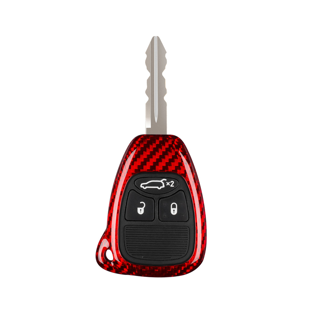 Key fob Cover for Jeep Wrangler, Grand Cherokee 2005-2018,  Dodge Charger, Durango, Ram 2004-2013, Chrysler