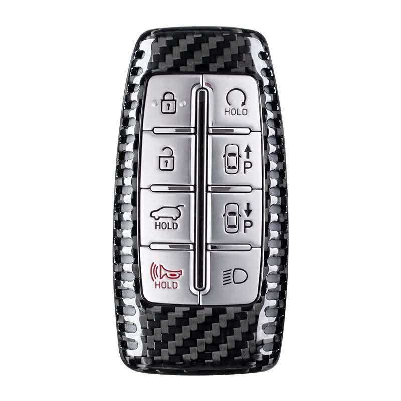 Key Fob Cover Compatible with Genesis - Premium Carbon Fiber Protection