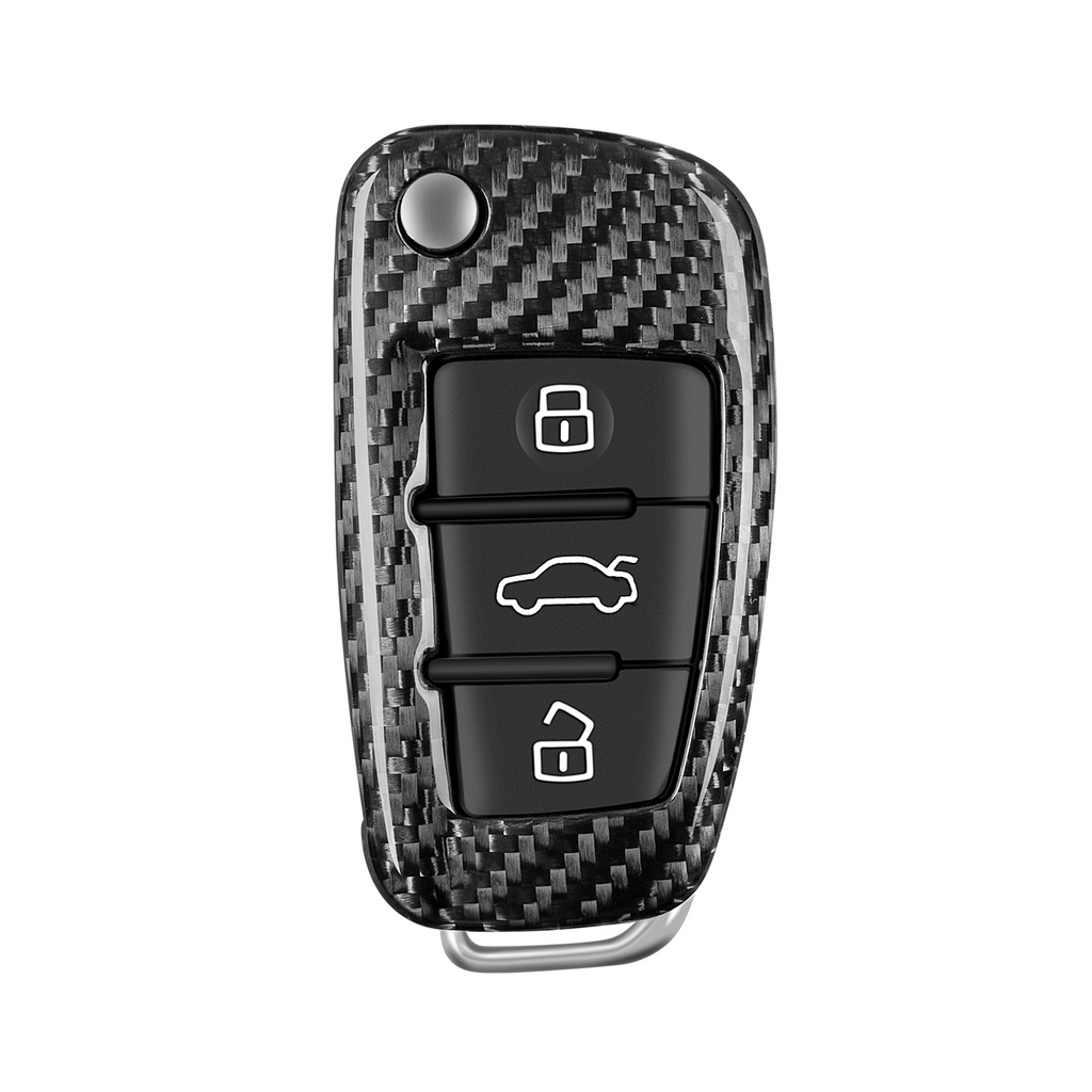 Key Fob Cover for Audi R8 2012, A3, Q3, S3, A4, S4, RS4, A6, RS6, Q5, Q7, TT, R8 2005-2013