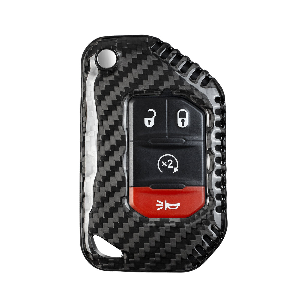 Key Fob Cover for Jeep Wrangler JL, JLU, Rubicon, Sahara, JLU, Gladiator JT 2018-2026