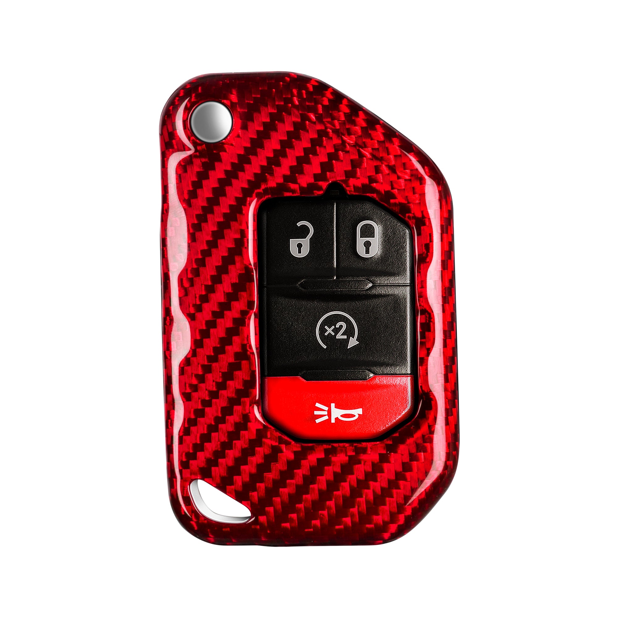 Key Fob Cover for Jeep Wrangler JL, JLU, Rubicon, Sahara, JLU, Gladiator JT 2018-2026