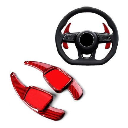 Carbon Fiber Paddle Shifter Extension - Q3 Q5 Q7 Q8 SQ5 SQ7 S5 | Premium Racing Upgrade
