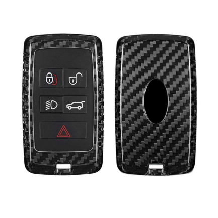 T-Carbon Premium Carbon Fiber Key Fob Cover for Land Rover & Jaguar - Protective Key Case Shell