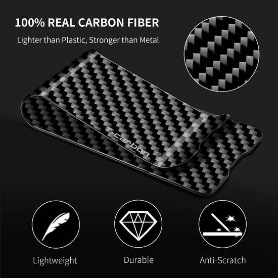 Real Carbon Fiber Money Clip for Men