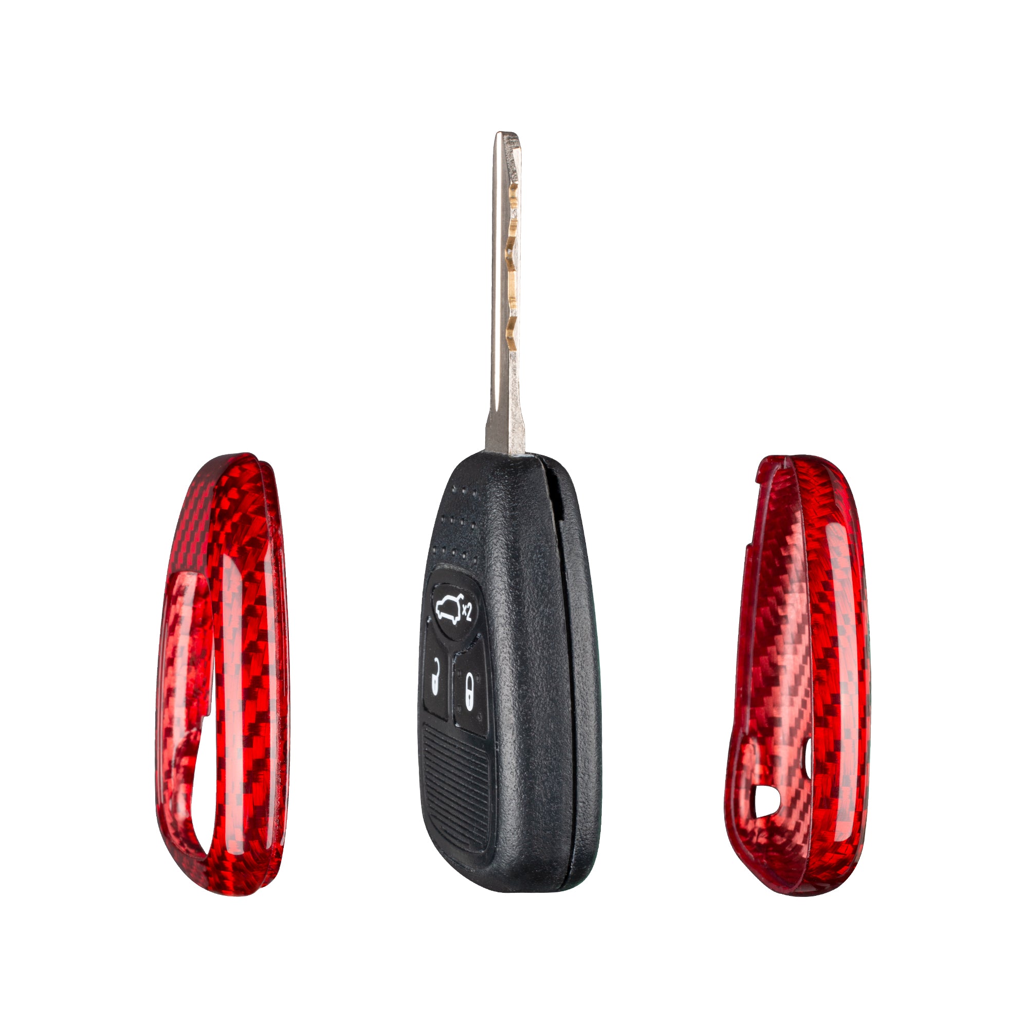 Key fob Cover for Jeep Wrangler, Grand Cherokee 2005-2018,  Dodge Charger, Durango, Ram 2004-2013, Chrysler
