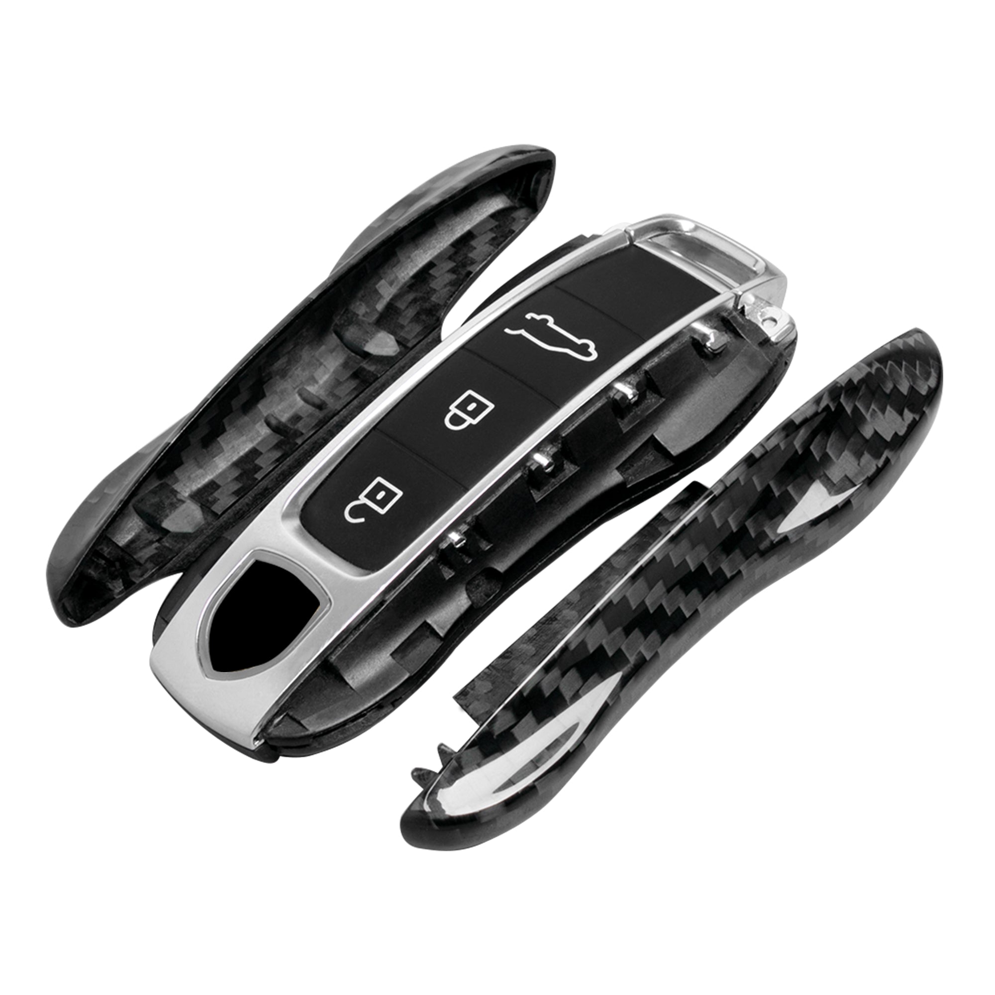 Key Fob Shell Replacement for Porsche Cayenne, Panamera 2018-2025, 911 Carrera Taycan 2020-2025