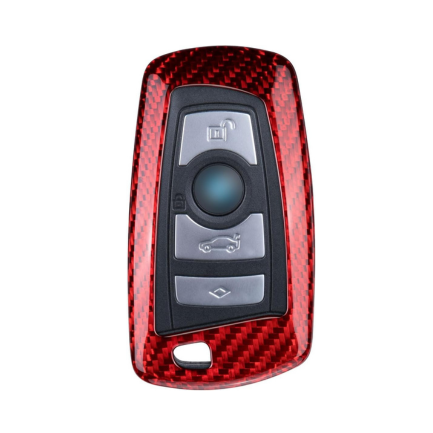 Carbon Fiber Key Fob Cover for BMW 1 2 3 4 5 6 7 Series X3 X4 M5 M6 GT - Premium Protective Case