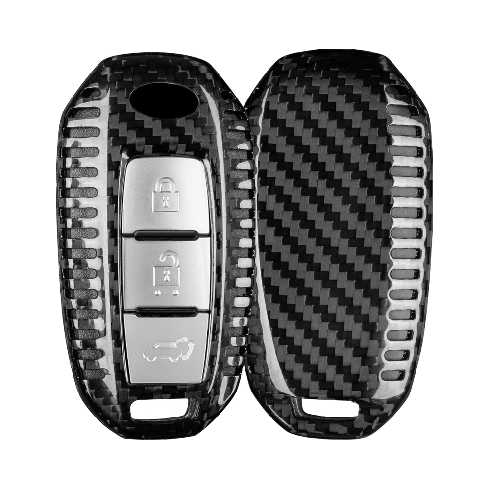T-carbon Real Carbon Fiber Key Fob Cover Fits for Infiniti