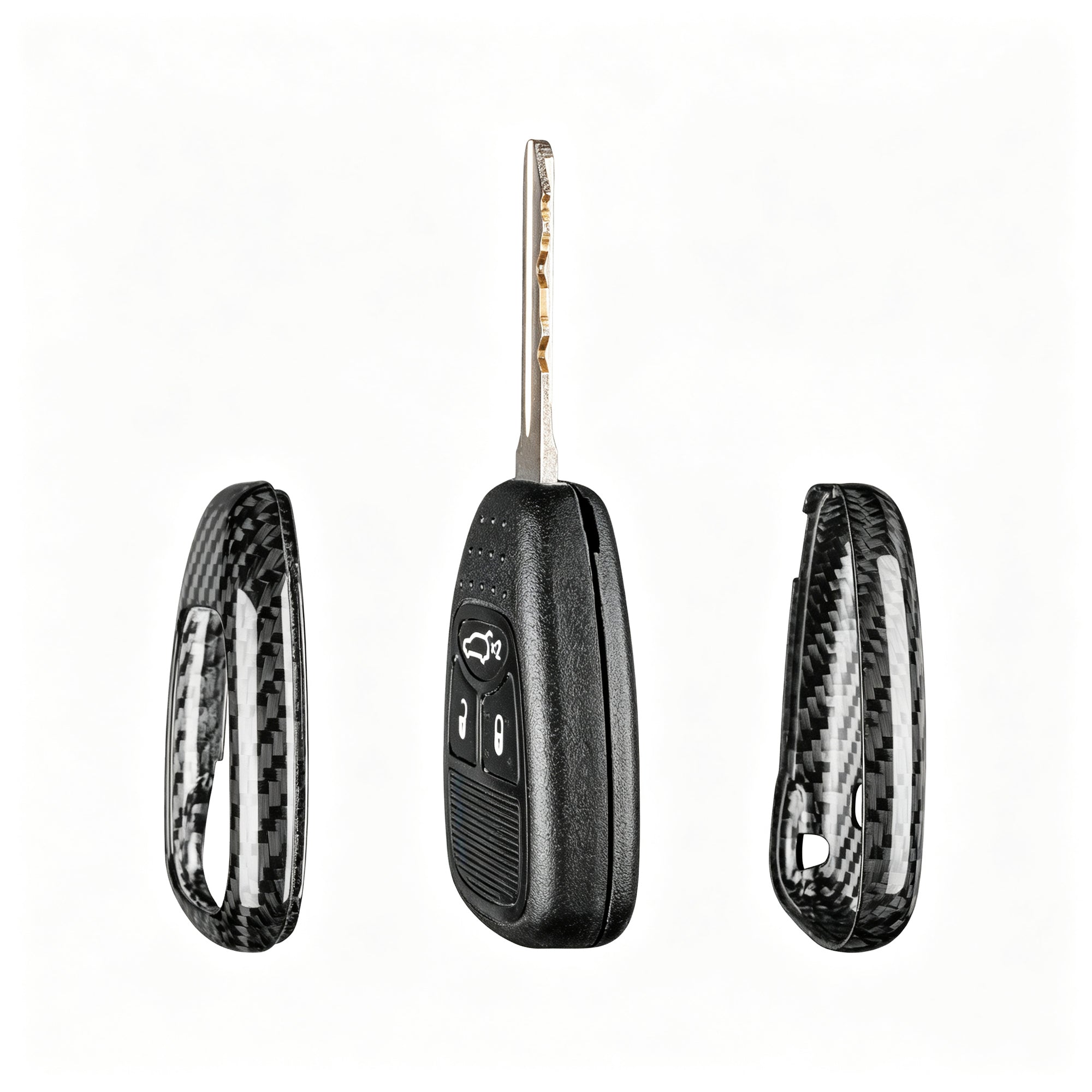 Key fob Cover for Jeep Wrangler, Grand Cherokee 2005-2018,  Dodge Charger, Durango, Ram 2004-2013, Chrysler