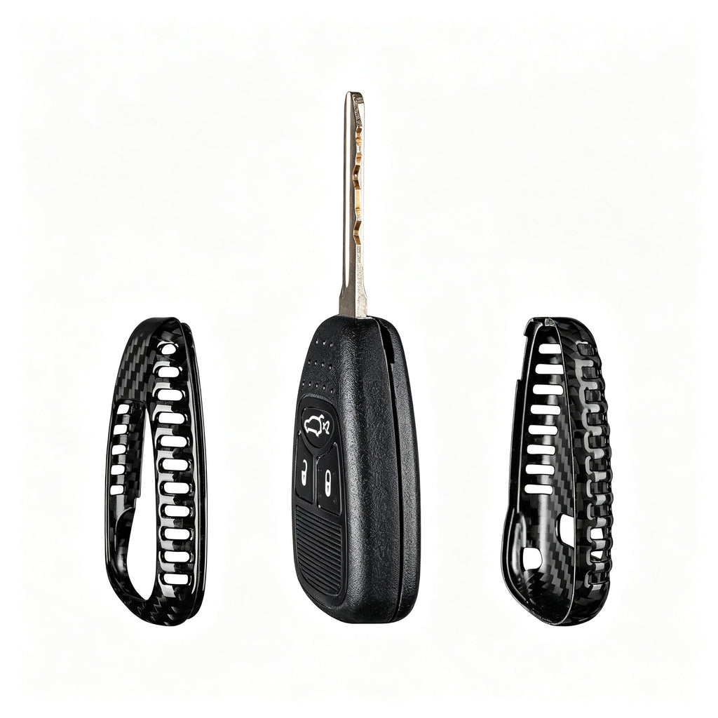 Key fob Cover for Jeep Wrangler, Grand Cherokee 2005-2018,  Dodge Charger, Durango, Ram 2004-2013, Chrysler