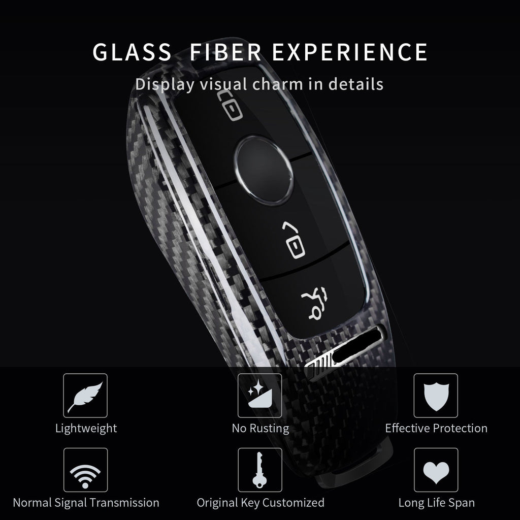 Key Fob Cover for Mercedes Benz AMG, A220, CLS Class, E Class, E63S, GLE, 350 4Matic S Class