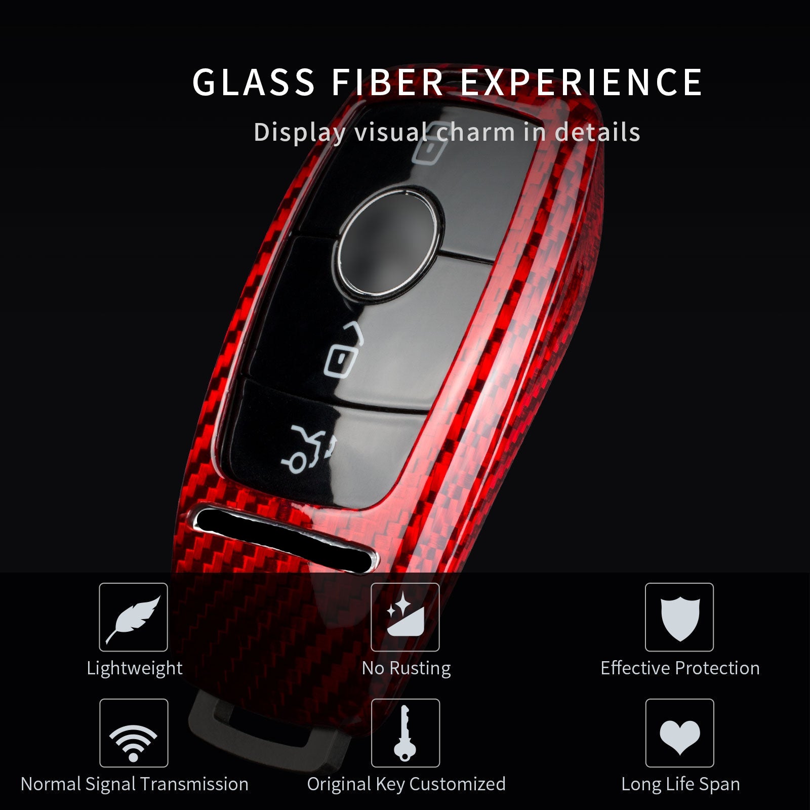 Key Fob Cover for Mercedes Benz AMG, A220, CLS Class, E Class, E63S, GLE, 350 4Matic S Class