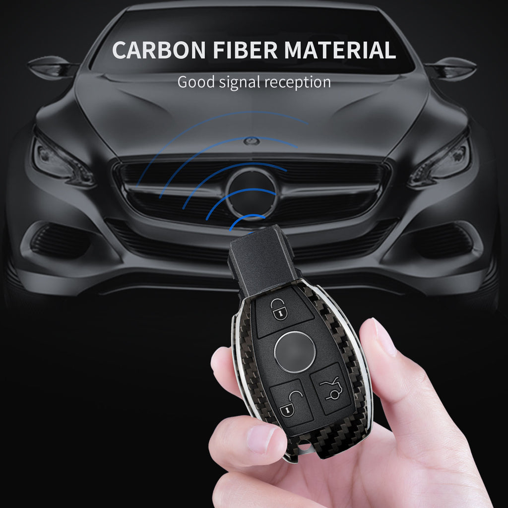 Key Fob Cover for Benz A, B, C, E, S, G, M, V, R Class, CLA, CLS, GLA, GLC, GLE, GLK, GL, GLS, SL, SLK, SLC