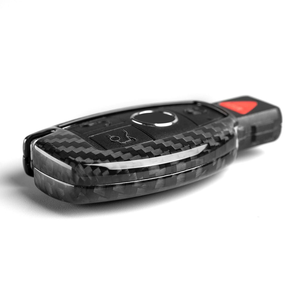 T-carbon Carbon Fiber Key Fob Cover Fits for Benz A B C E S G M V Class