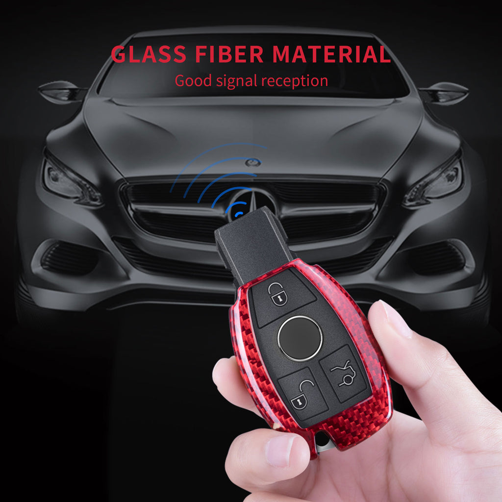 Key Fob Cover for Benz A, B, C, E, S, G, M, V, R Class, CLA, CLS, GLA, GLC, GLE, GLK, GL, GLS, SL, SLK, SLC