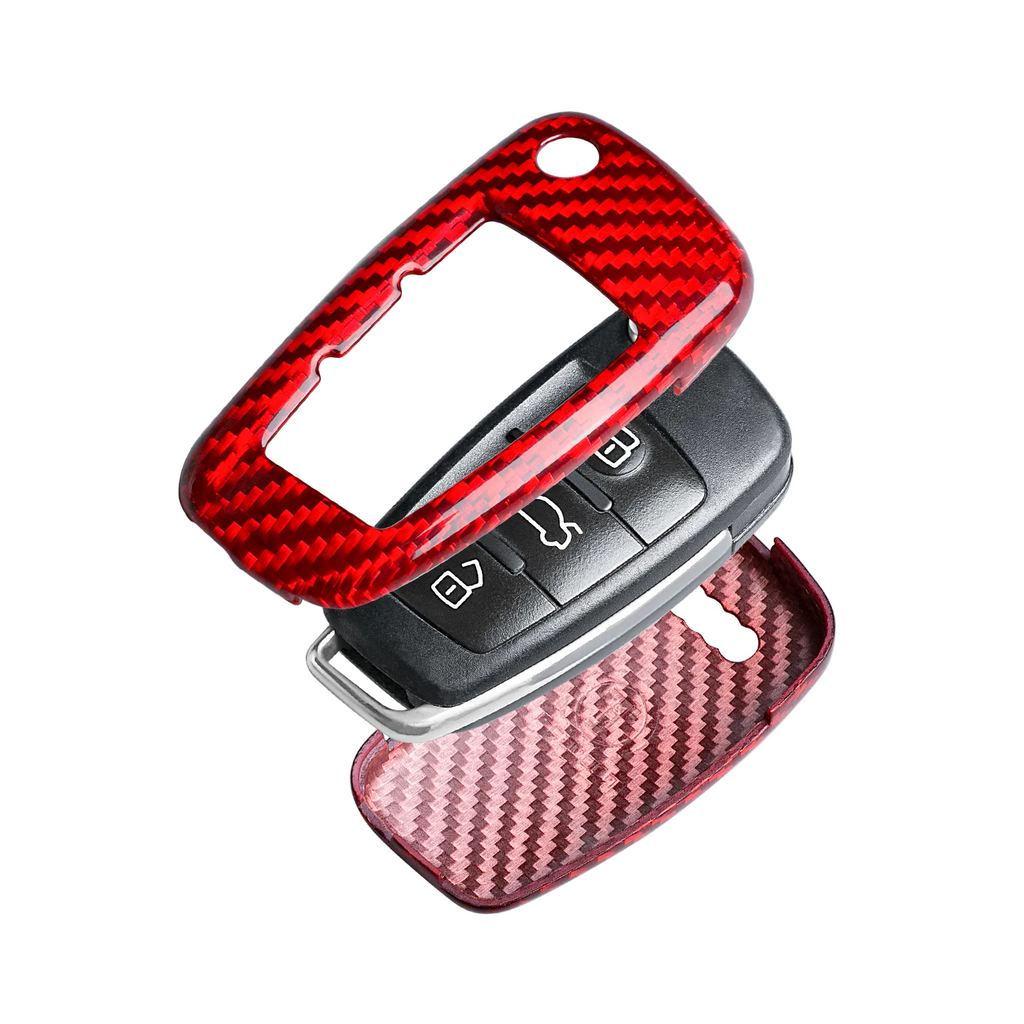 Key Fob Cover for Audi R8 2012, A3, Q3, S3, A4, S4, RS4, A6, RS6, Q5, Q7, TT, R8 2005-2013