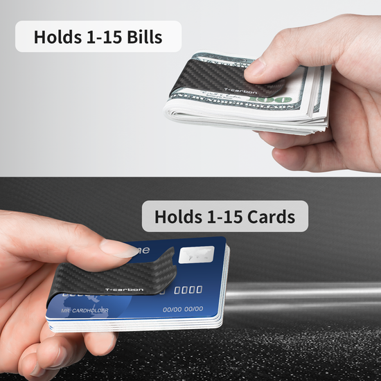 Real Carbon Fiber Money Clip for Men