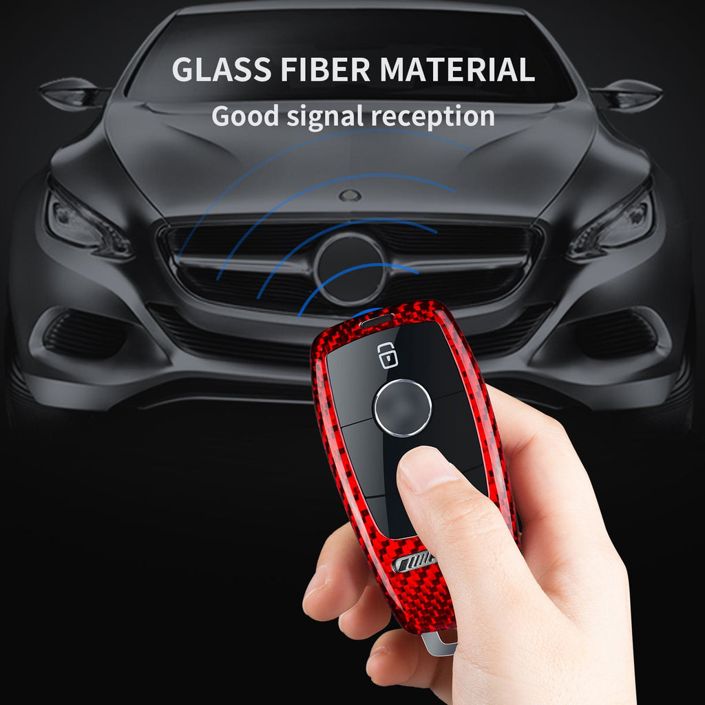 Key Fob Cover for Mercedes Benz AMG, A220, CLS Class, E Class, E63S, GLE, 350 4Matic S Class