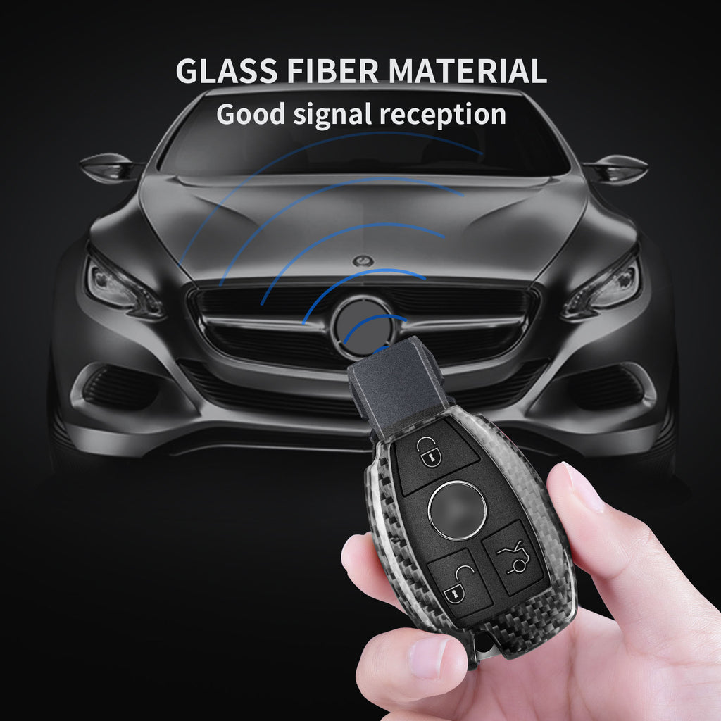 Key Fob Cover for Benz A, B, C, E, S, G, M, V, R Class, CLA, CLS, GLA, GLC, GLE, GLK, GL, GLS, SL, SLK, SLC