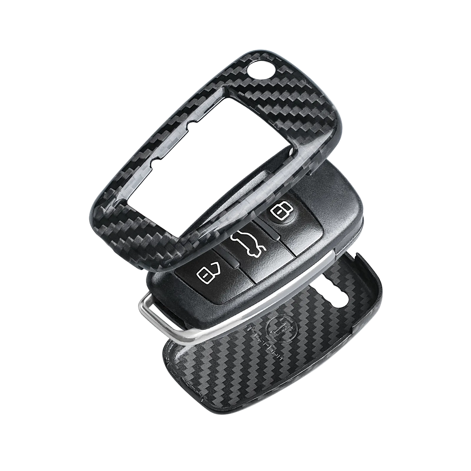 Key Fob Cover for Audi R8 2012, A3, Q3, S3, A4, S4, RS4, A6, RS6, Q5, Q7, TT, R8 2005-2013