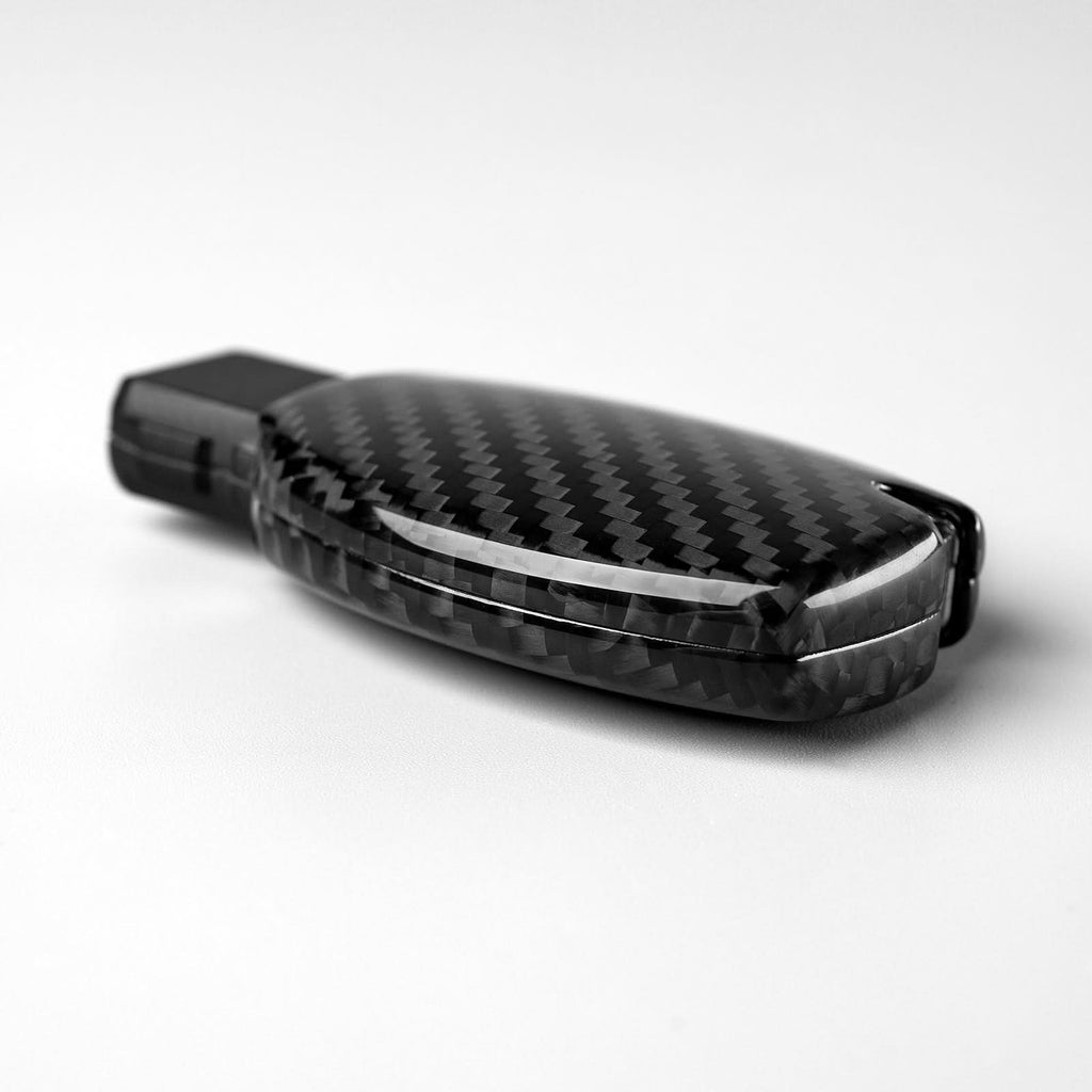 T-carbon Carbon Fiber Key Fob Cover Fits for Benz A B C E S G M V Class