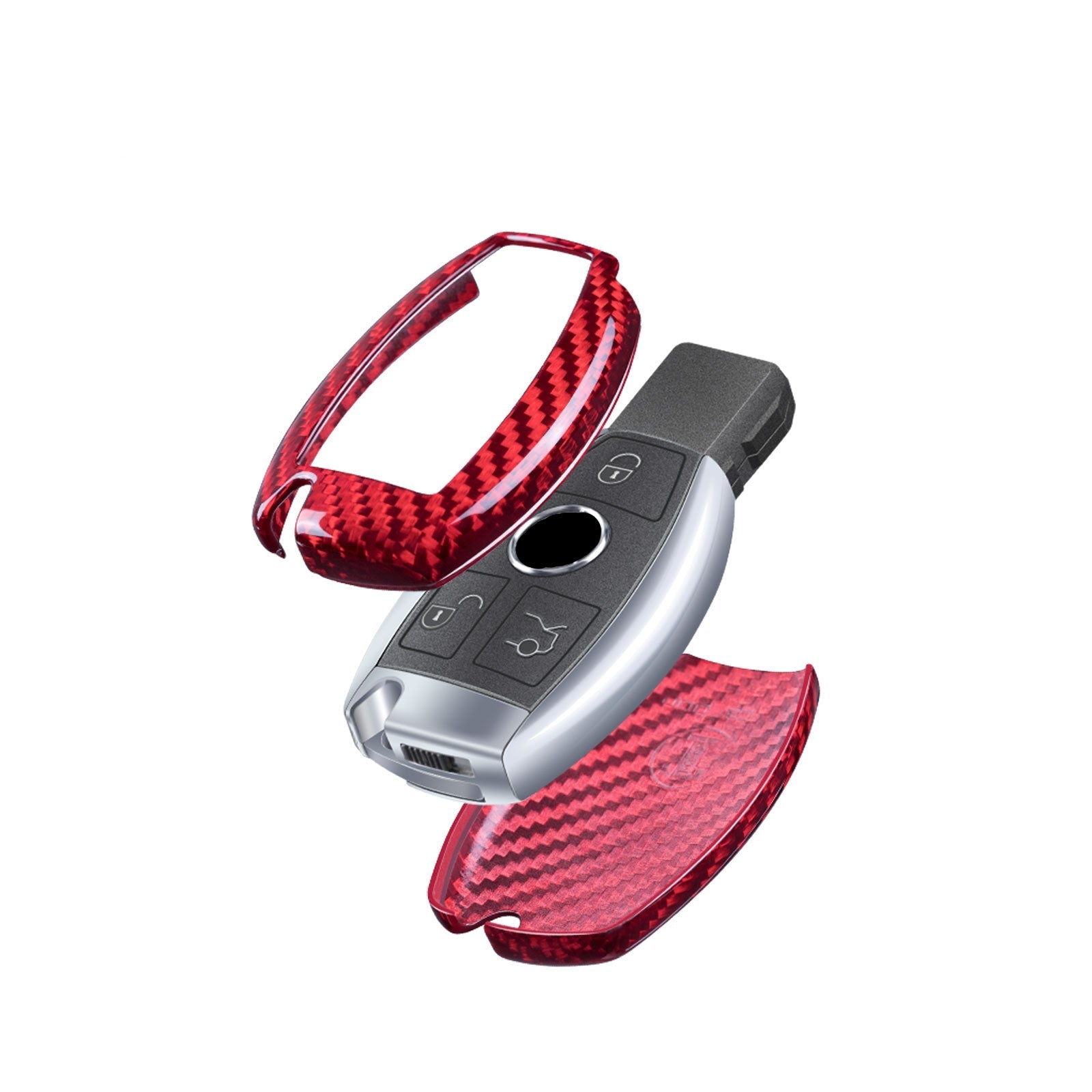 Key Fob Cover for Benz A, B, C, E, S, G, M, V, R Class, CLA, CLS, GLA, GLC, GLE, GLK, GL, GLS, SL, SLK, SLC