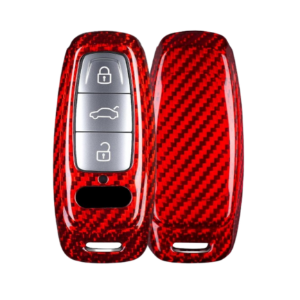 T-carbon Key Fob Cover Fits Audi A7 Q7 RS7 SQ7 2019-2025