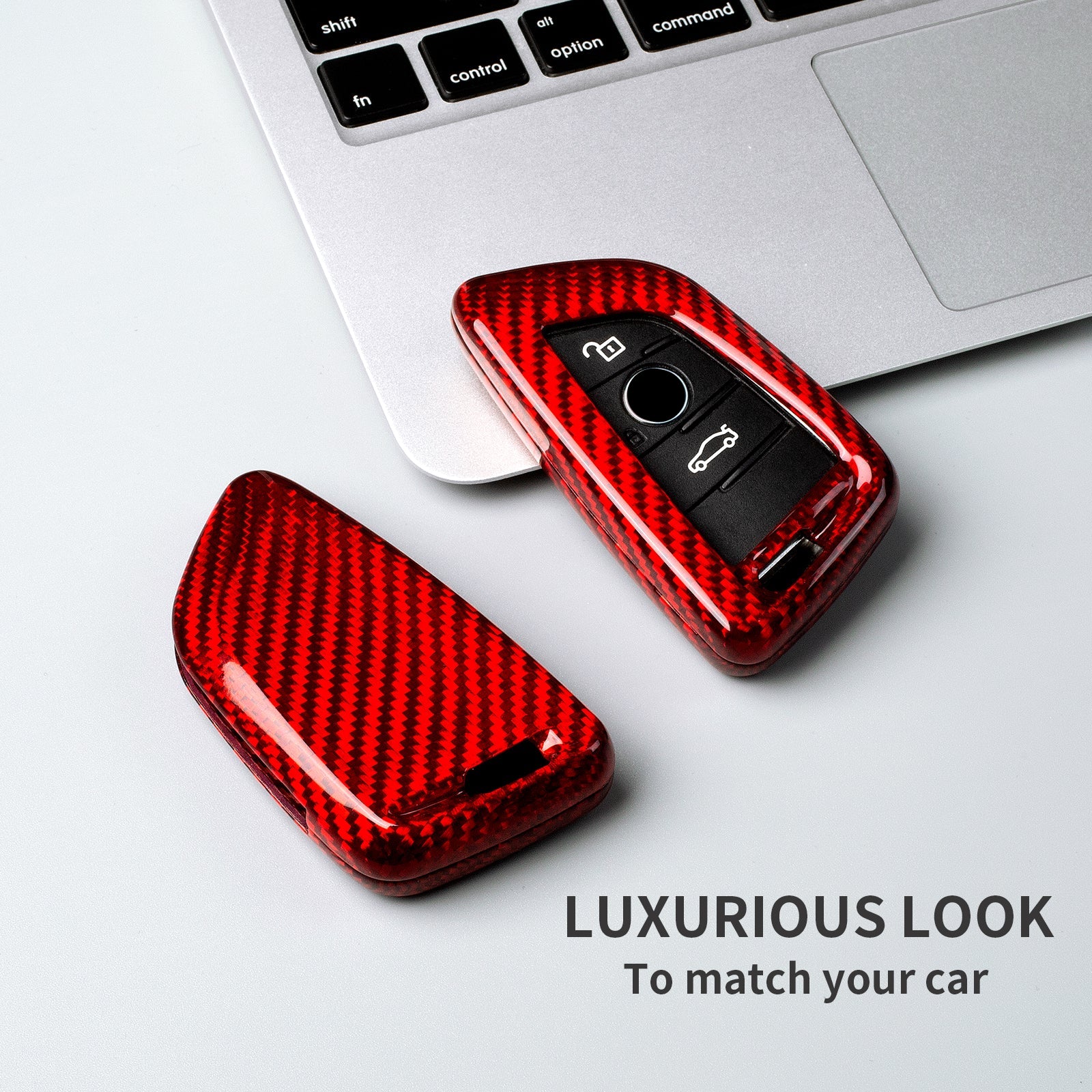 Key Fob Cover for BMW 2, 3, 4, 5, 6, 6GT, 7, 8 Series, X1, X2, X3, X4, X5, X6, X7, M3, M4, M5, M8, X3M, X4M, X5M, X6M, Z4