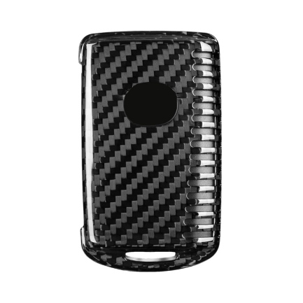 Carbon Fiber Key Fob Cover for Mazda 3 6 CX-30 CX-5 CX-50 CX-9 CX-90 - Premium Protective Case with Keychain