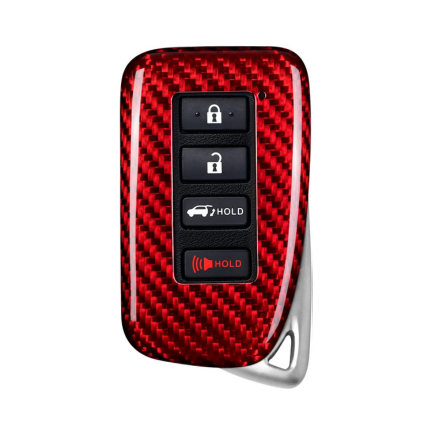 Carbon Fiber Key Fob Cover for Lexus LX570 RX450h RX350 IS350 GS LC RC | Premium Key Case