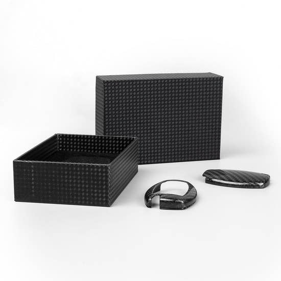 T-carbon Carbon Fiber Key Fob Cover Fits for Benz A B C E S G M V Class