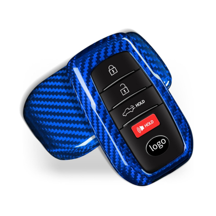 Premium Carbon Fiber Key Fob Cover for Toyota Tundra 2022-2024 | Sienna 2021-2023 | Sequoia 2023-2024