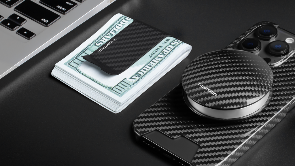 Real Carbon Fiber Money Clip for Men