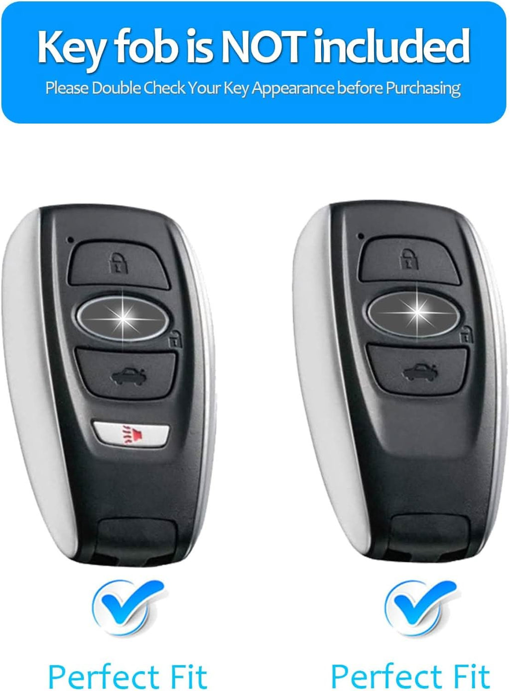 Carbon Fiber Key Fob Cover for Subaru BRZ WRX Outback Forester Crosstrek Legacy XV Ascent - Premium Protective Case