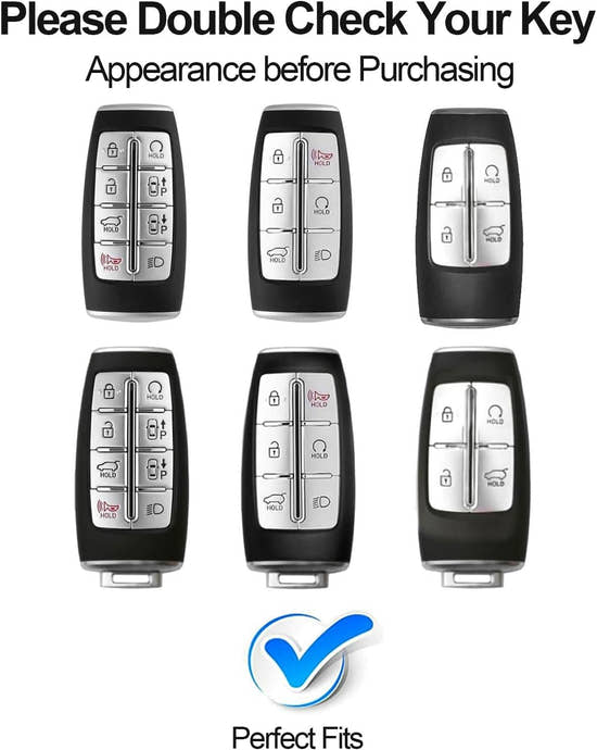 Key Fob Cover Compatible with Genesis - Premium Carbon Fiber Protection