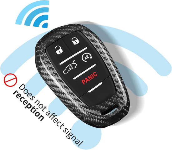 Real Glass Fiber Key Fob Cover for Alfa Romeo Giulia Stelvio Tonale