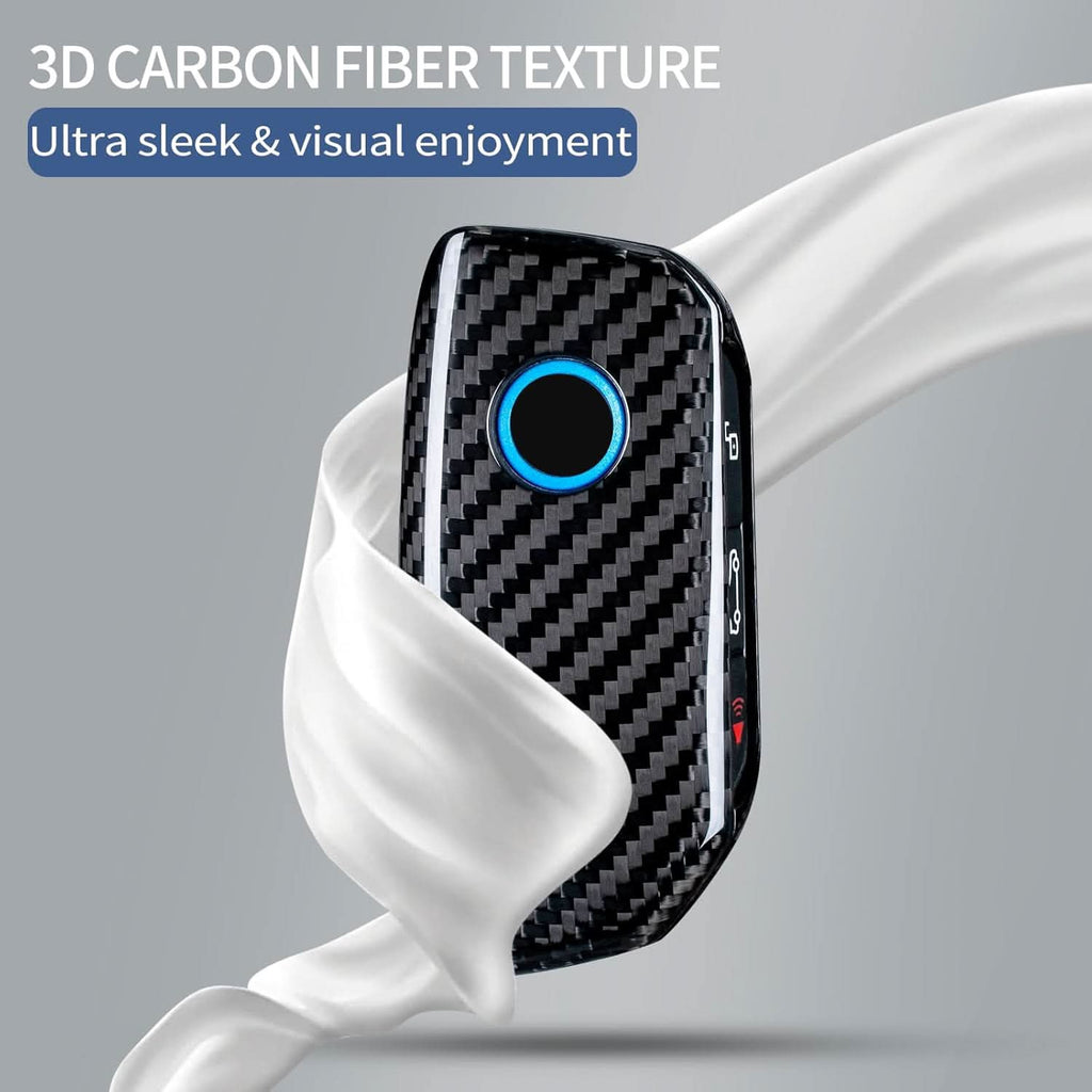 T-carbon Key Fob Cover Fits for BMW 7 Series