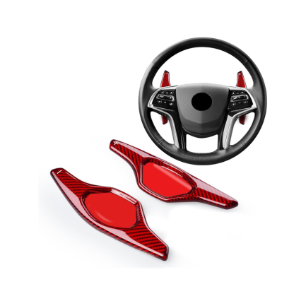 Carbon Fiber Paddle Shifter Extensions for Cadillac XTS 2013-2019 | Premium Steering Wheel Upgrade