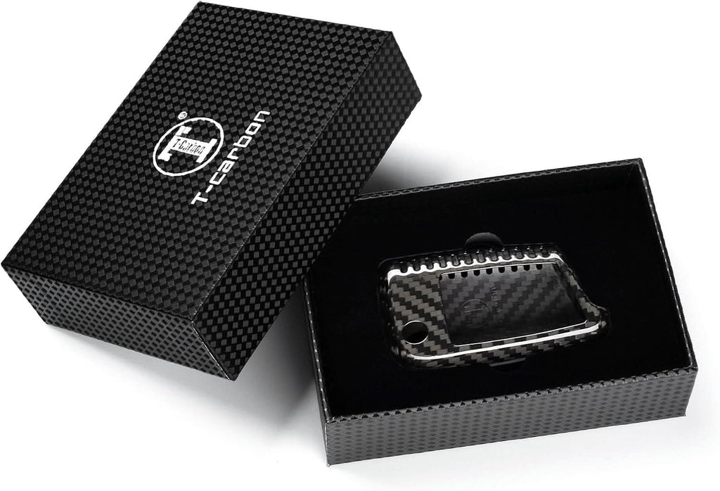 Carbon Fiber Key Fob Cover for VW Golf R GTI Jetta Passat 2019-2024 | Premium Key Case