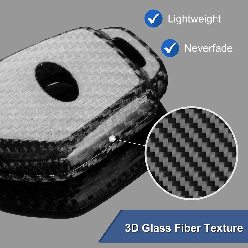 Carbon Fiber Key Fob Cover for Subaru WRX BRZ Impreza Outback Forester - Premium Protective Case