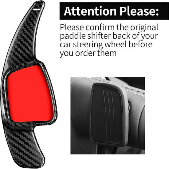 Carbon Fiber Paddle Shifter Extension - Q3 Q5 Q7 Q8 SQ5 SQ7 S5 | Premium Racing Upgrade