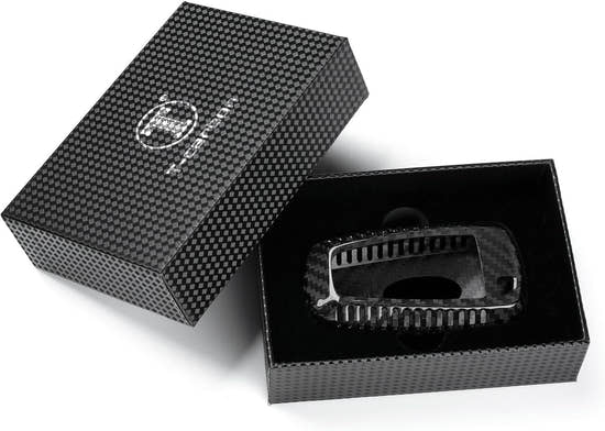 T-carbon Real Carbon Fiber Key Fob Cover Fits for Ford F150 F250 F350