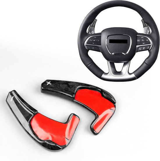 T-carbon Paddle Shifter For Dodge Durango Charger Challenger Hell Cat