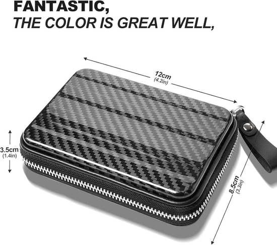 T-carbon Real Carbon Fiber Card Organizer Wallet