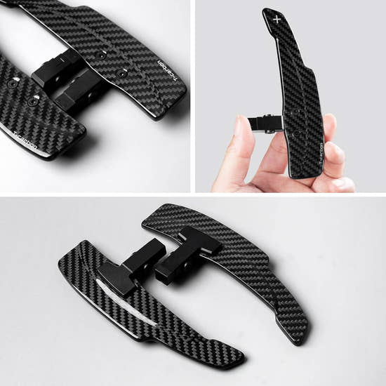 T-carbon Carbon Fiber Replacement Paddle Shifter Extension Fits for Lexus ES LS NX GT86
