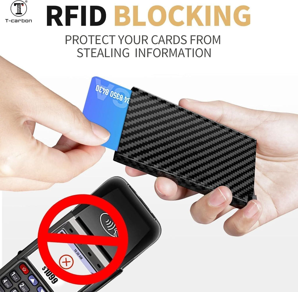 T-carbon Carbon Fiber Credit Card Holder