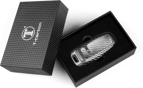 T-carbon Key Fob Cover Fits Audi A7 Q7 RS7 SQ7 2019-2025